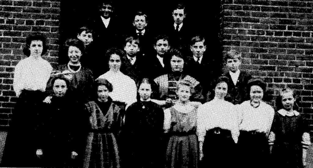 Seventh and Eighth Grade Class, 1908